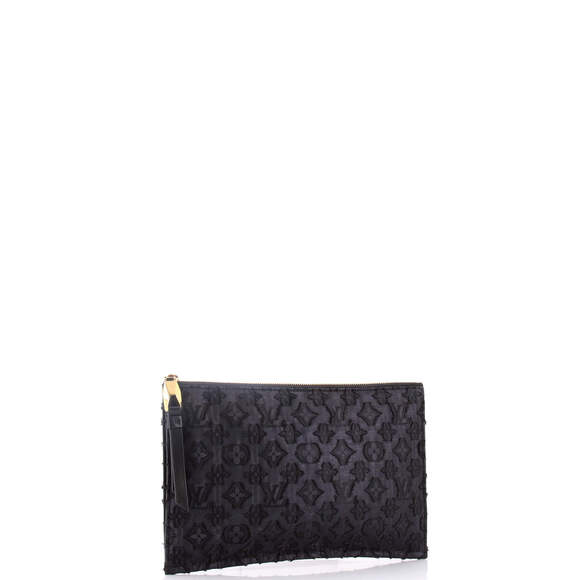 Louis Vuitton Flat Zip Pochette Limited Edition Monogram Lurex Canvas - Picture 2 of 5